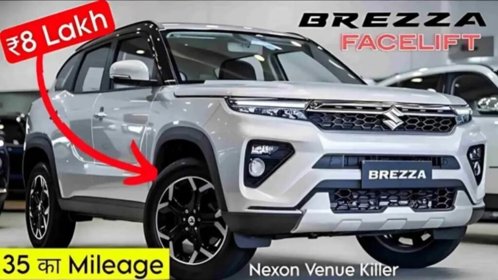 Toyota Brezza Launched – Stylish SUV with Powerful Performance & 40 KMPL Great Mileage!